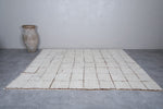 Grid Moroccan area rug - Handmade rug morocco