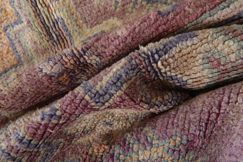 Geometric runner Moroccan rug - 5.3 ft x 13.7 ft - Azilal handmade carpet