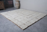 Grid Moroccan area rug - Handmade rug morocco