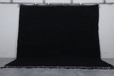 Black Moroccan rug 10.8 X 11.2 Feet
