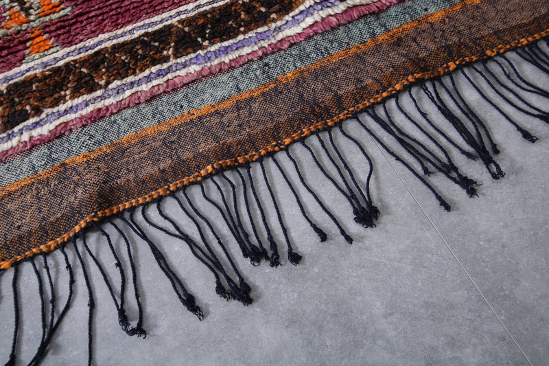 Handmade Berber Rug 5.7 x 9.6 Feet – Moroccan Tribal Wool Carpet