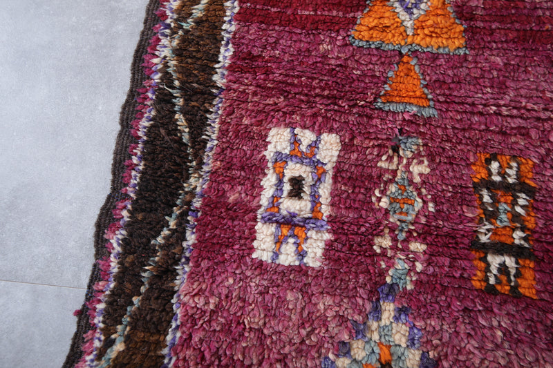 Handmade Berber Rug 5.7 x 9.6 Feet – Moroccan Tribal Wool Carpet