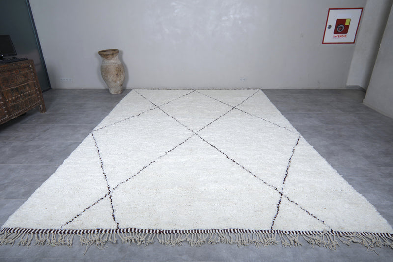 Beni ourain moroccan wool rug - Custom handmade rug