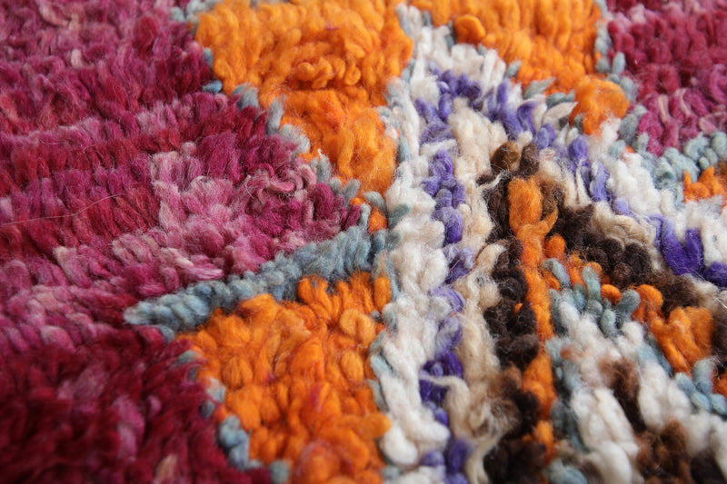 Handmade Berber Rug 5.7 x 9.6 Feet – Moroccan Tribal Wool Carpet