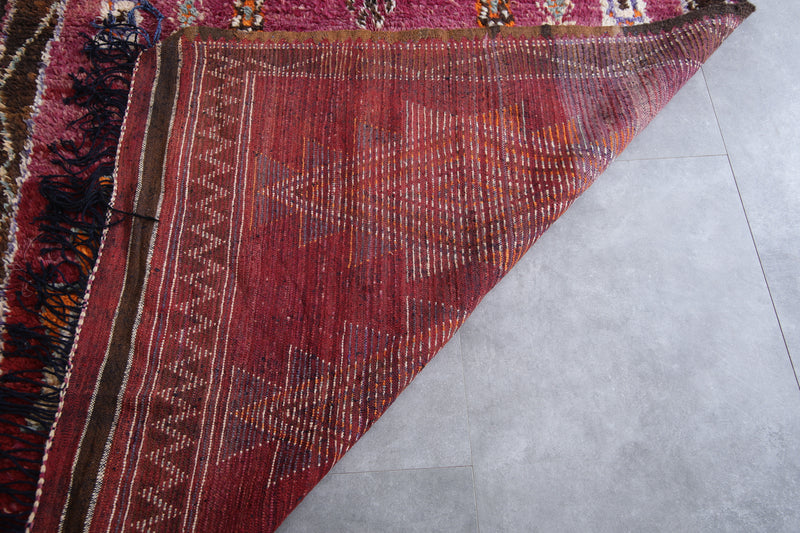 Handmade Berber Rug 5.7 x 9.6 Feet – Moroccan Tribal Wool Carpet