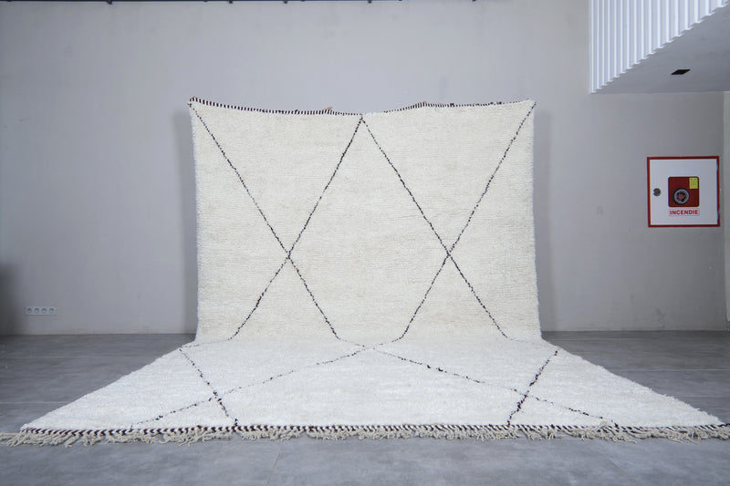 Beni ourain moroccan wool rug - Custom handmade rug