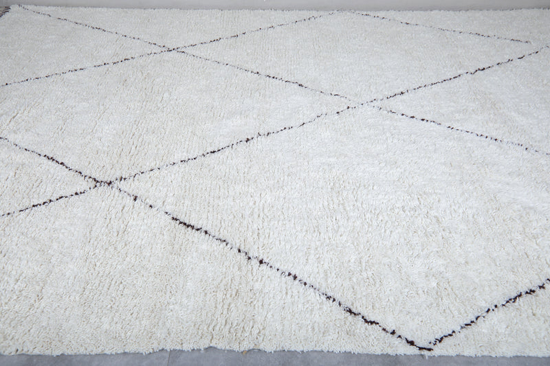 Beni ourain moroccan wool rug - Custom handmade rug