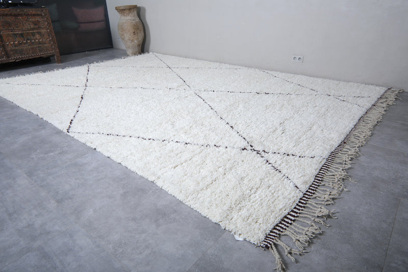 Beni ourain moroccan wool rug - Custom handmade rug