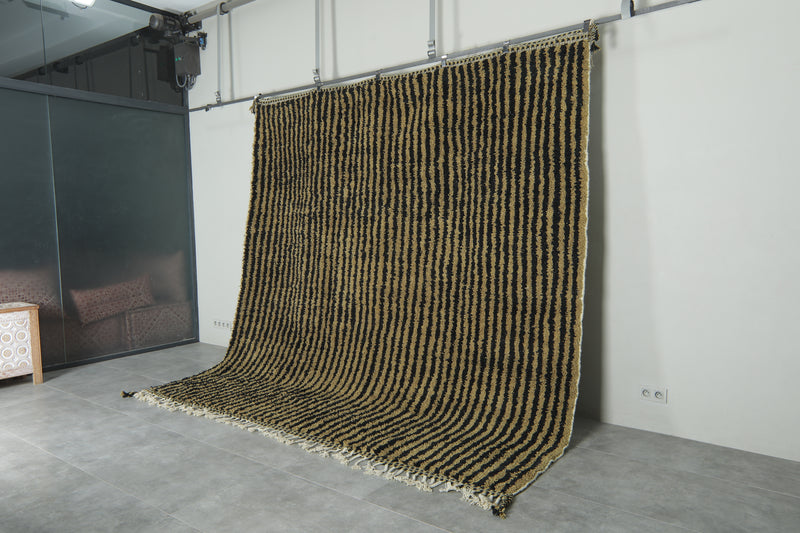 Custom Handwoven Wool Rug – Moroccan Carpet | Modern Minimalist Berber Design