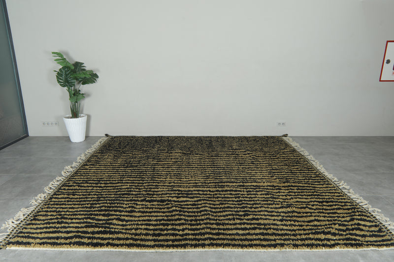 Custom Handwoven Wool Rug – Moroccan Carpet | Modern Minimalist Berber Design