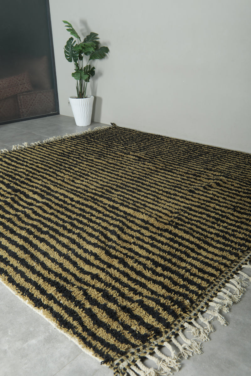 Custom Handwoven Wool Rug – Moroccan Carpet | Modern Minimalist Berber Design