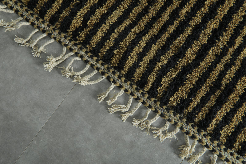 Custom Handwoven Wool Rug – Moroccan Carpet | Modern Minimalist Berber Design