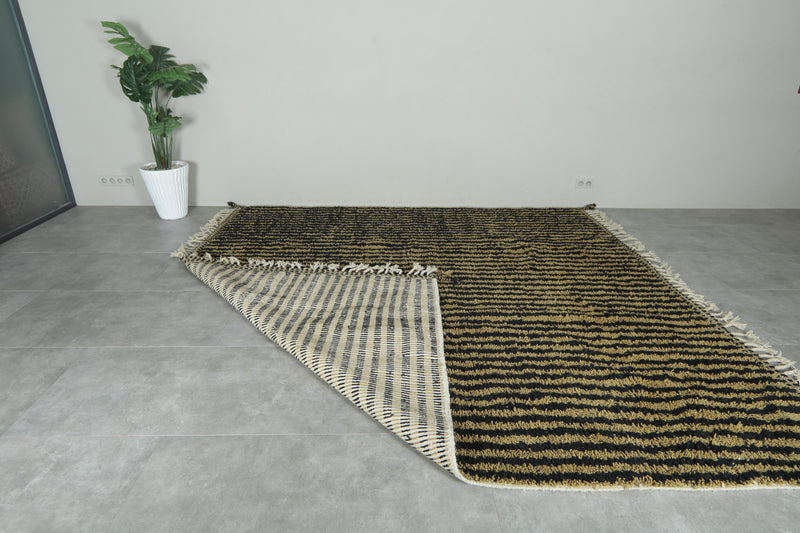 Custom Handwoven Wool Rug – Moroccan Carpet | Modern Minimalist Berber Design