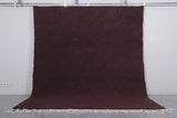 Authentic Beni ourain rug - Dark Brown Custom Rug - Wool rug