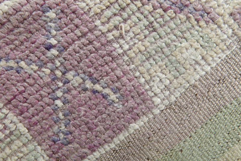 Geometric Moroccan wool rug - 5.4 ft x 11.1 ft - Azilal carpet - Azilal rugs