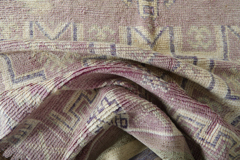 Geometric Moroccan wool rug - 5.4 ft x 11.1 ft - Azilal carpet - Azilal rugs