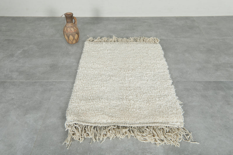 Handwoven Moroccan rug 2.1 FT X 2.9 FT - beni ourain rug
