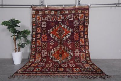 Moroccan Vintage Rug 5.8 X 7.9 Feet – Unique Artisan Craft - area rugs