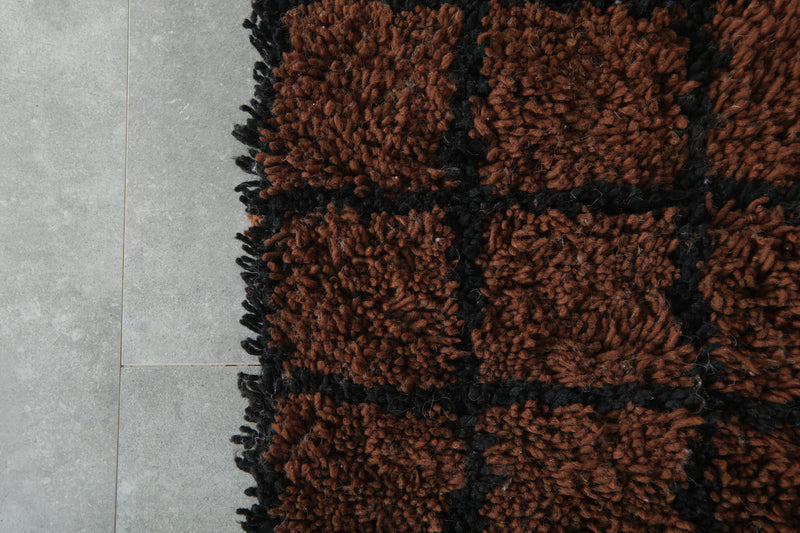 Handmade Moroccan Rug 2.2 FT X 3.7 FT - beni ourain rug