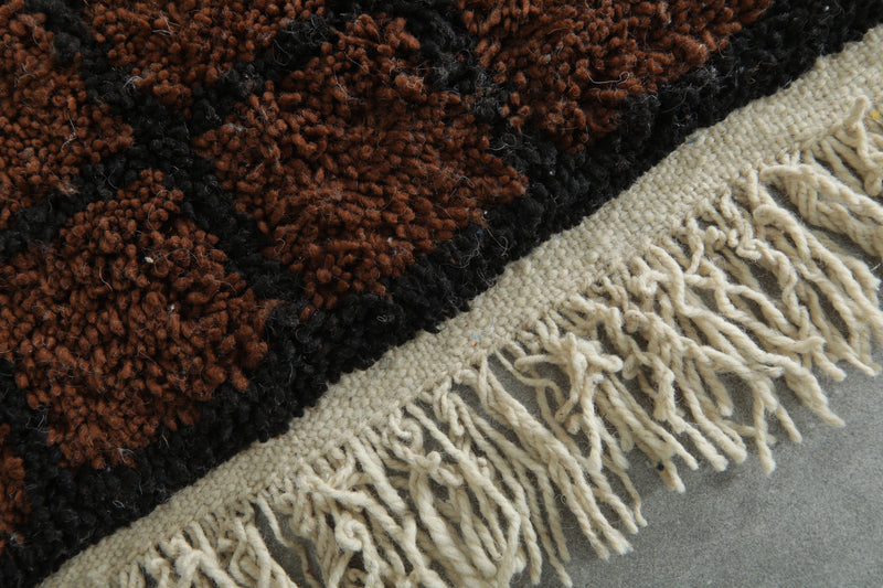 Handmade Moroccan Rug 2.2 FT X 3.7 FT - beni ourain rug