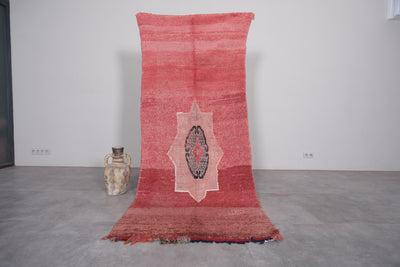 Vintage Moroccan Rug - 3.5 x 8.3 Feet - area rugs