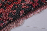 Moroccan berber rug 2.5 X 5.7 Feet - Boucherouite Rugs
