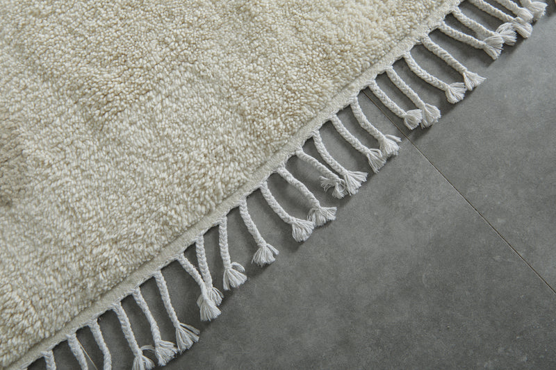 Beni ourain Moroccan rug - 8.2 x 10.5 ft | Handwoven abstract neutral - Beni ourain rugs