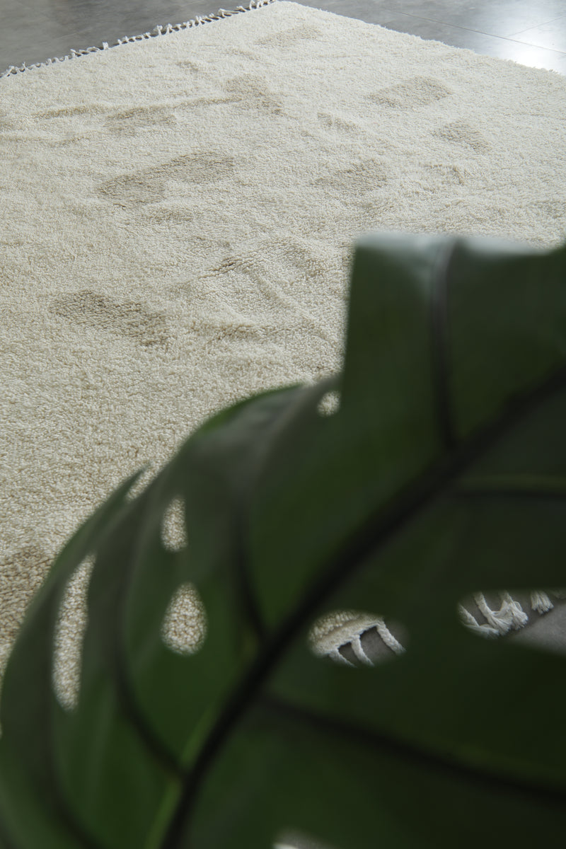 Beni ourain Moroccan rug - 8.2 x 10.5 ft | Handwoven abstract neutral - Beni ourain rugs