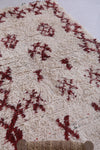 Moroccan berber rug 4 X 7.3 Feet - Boucherouite Rugs