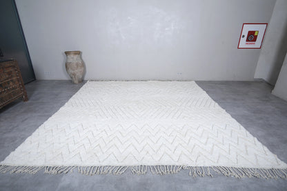 Beni ourain rug - Custom size rug - Moroccan wool rug