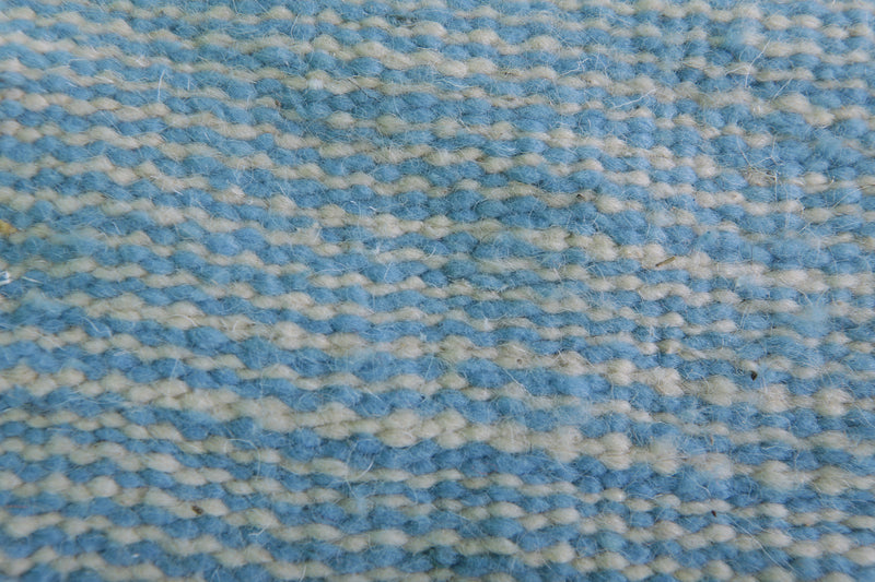 Handwoven Moroccan Rug - 2.8 X 5.3 Feet | Soft Blue - Flat woven rugs