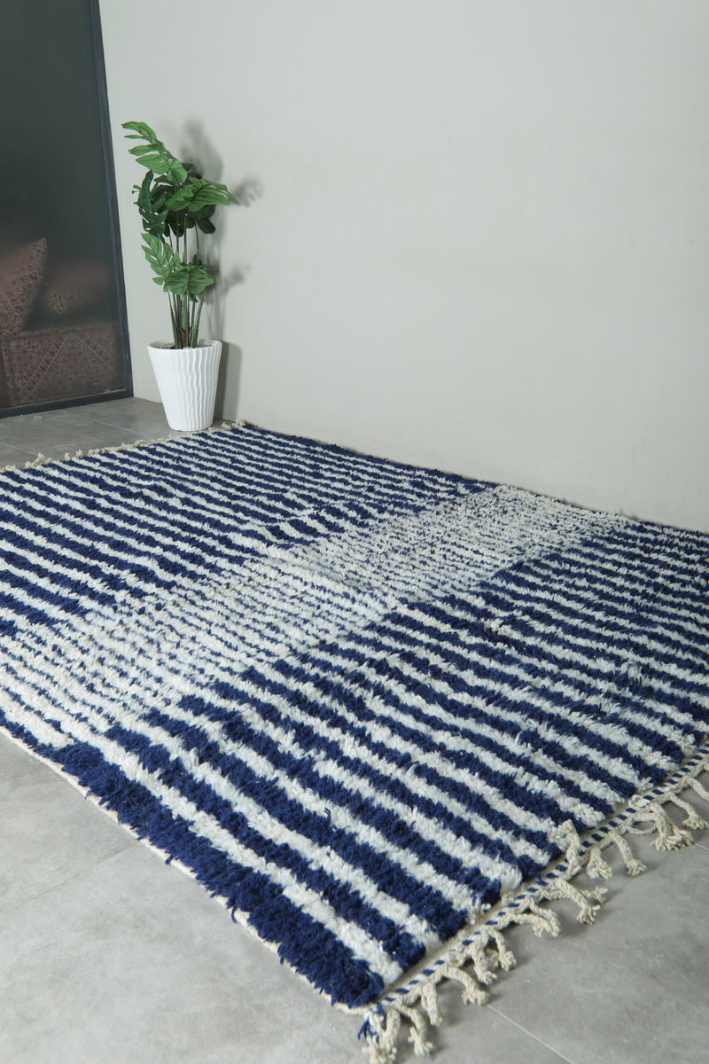 Custom Handwoven Moroccan Rug - Modern High-Pile Artisan Rug