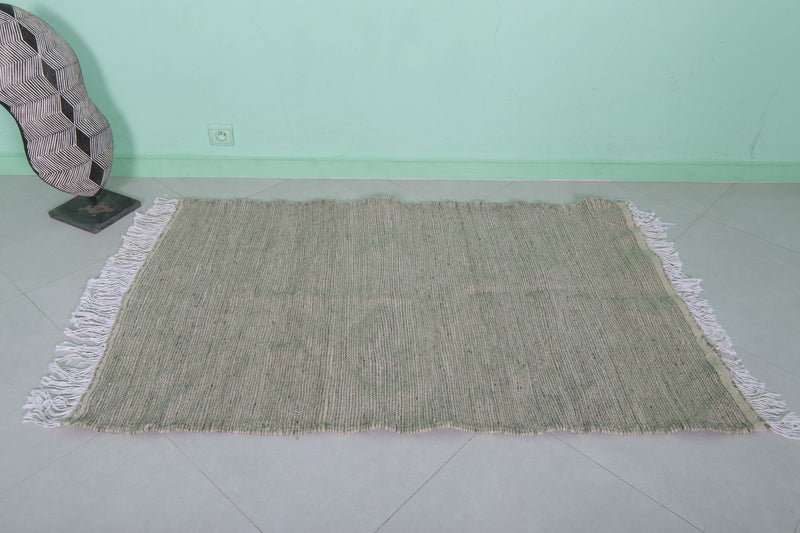 Moroccan Wool Rug - 3.2 x 5.1 FT | Handwoven Home Decor