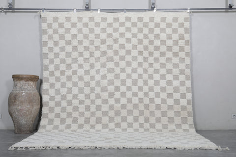 Checkered Moroccan rug 8.3 X 10.1 Feet