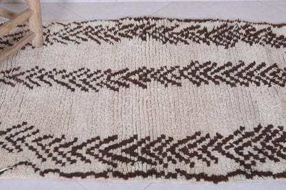 Moroccan berber rug 2.8 X 5.3 Feet - Boucherouite Rugs