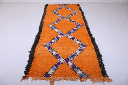 Moroccan berber rug 3.8 X 9.8 Feet
