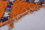 Moroccan berber rug 3.8 X 9.8 Feet - Boucherouite Rugs