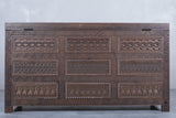 Custom Moroccan trunk - Moroccan chest - Berber Wooden trunk