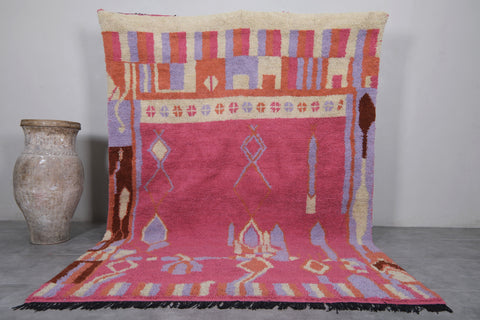 Moroccan handmade rug 6.9 X 9.9 Feet