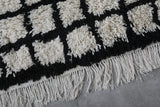 handmade berber rug 4.6 FT X 6.2 Feet - striped rug