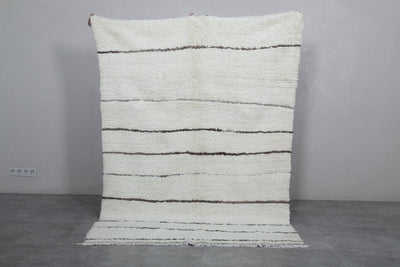 Vintage Berber Rug 5.2 x 7.5 Feet - Moroccan Handmade Wool Rug - moroccan rug