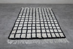 Berber Beni ourain rug 4.6 X 6.5 Feet - Mini squares rug