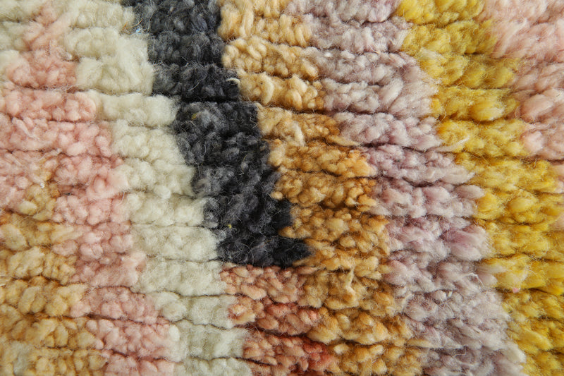 Runner Moroccan rug - 2.3 ft x 9.8 ft - Handmade wool rug