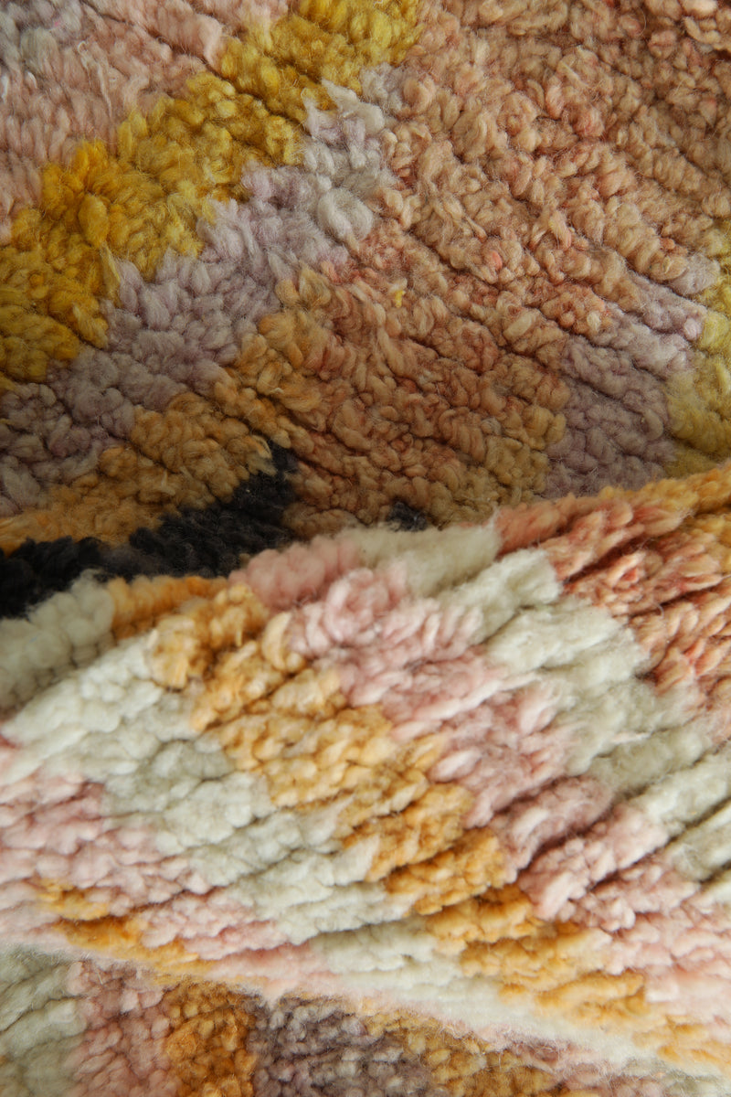 Runner Moroccan rug - 2.3 ft x 9.8 ft - Handmade wool rug