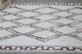 Moroccan trellis rug 5.6 X 8.4 Feet - vintage tribal rug