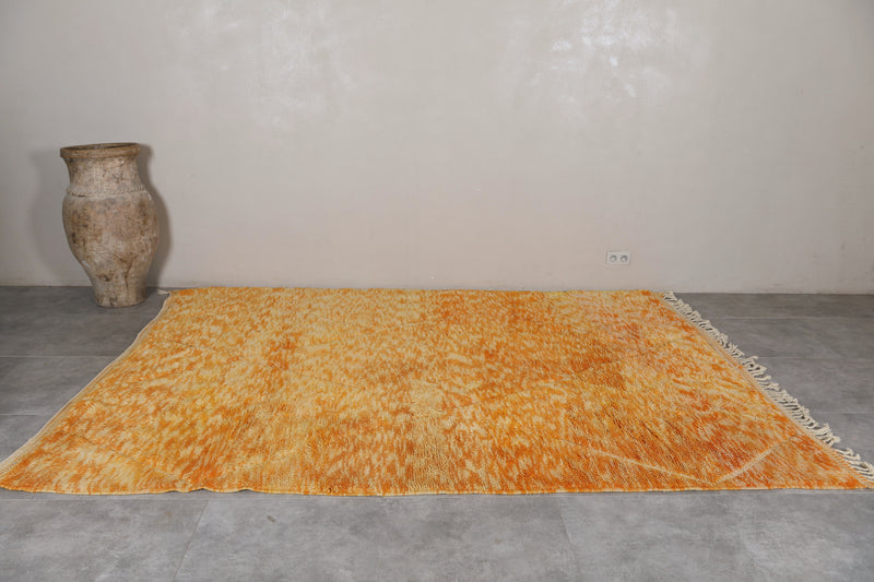 Beni Ourain Moroccan Rug - 7.4 x 10.3 ft | Handwoven Vibrant Design - Beni ourain rugs