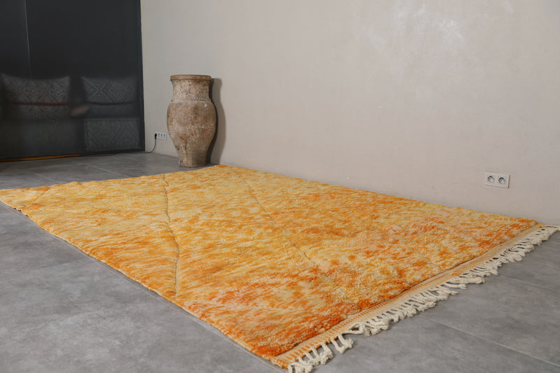 Beni Ourain Moroccan Rug - 7.4 x 10.3 ft | Handwoven Vibrant Design - Beni ourain rugs