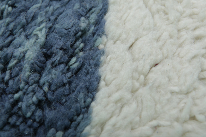 Beni ourain Moroccan rug - 8.3 x 9.7 ft | Handwoven checkered design - Beni ourain rugs