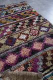 Berber Boucherouite rug 4 x 6.7 Feet
