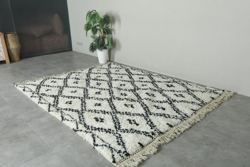 Handmade Berber Rug 6.1 ft × 7.6 ft